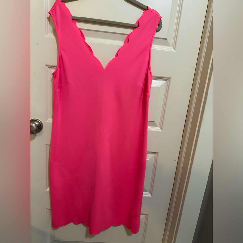 Lilly Pulitzer Pink Scalloped Dress size M